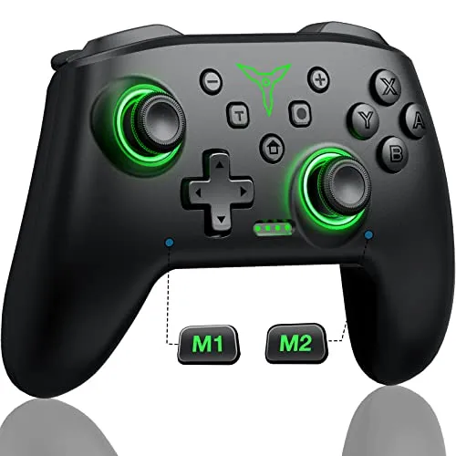 HELLCOOL Wireless Switch Controller - Ergonomischer Controller für Nintendo Switch, Lite und OLED mit präziser Bewegungssteuerung, Dual Vibration und 16 Stunden Spielzeit - ideal für intensives Gaming.