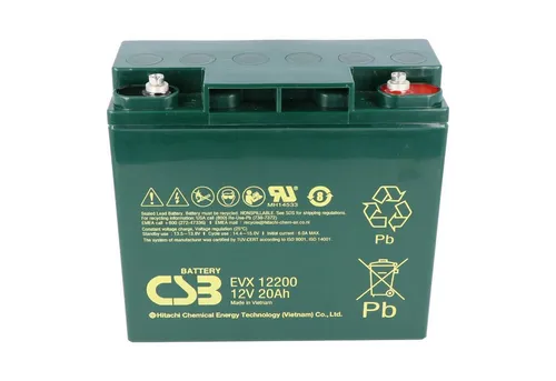 CSB-EVX12200 12 Volt AGM Bleiakku 20Ah - Deep-Cycle-Batterien, zyklenfest und ideal für langlebige Energieversorgung in anspruchsvollen Anwendungen.