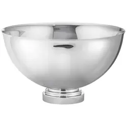 Georg Jensen Manhattan Champagner Schale, Silber, 42 cm - Weinkühler & Sektkühler im eleganten Design der Gatsby Ära, ideal für bis zu 6 Flaschen Champagner und handpoliert aus hochwertigem Edelstahl.