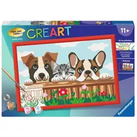 CreArt - Hunde und Katze, Malen