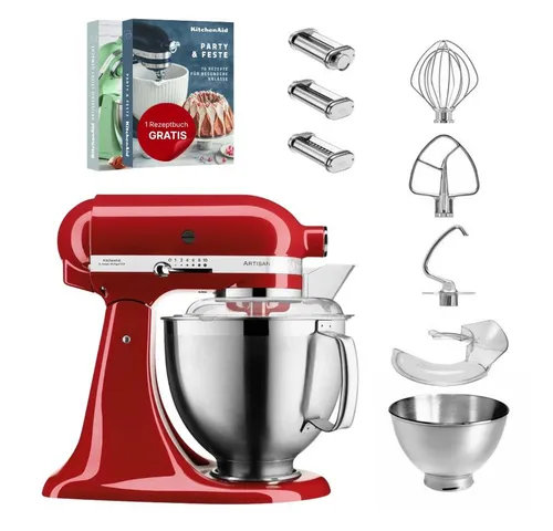 KitchenAid Küchenmaschine KitchenAid 4,8 L 5KSM185 Artisan Küchenmaschine Pastalover