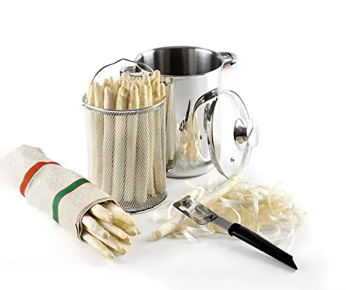 IBILI Spargeltopf 16 cm aus Edelstahl - Hochwertiger Kochtopf für perfekte Spargelzubereitung, aus robustem Edelstahl für Langlebigkeit und einfache Reinigung.