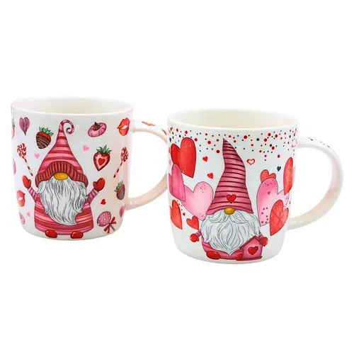 Dekohelden24 Becher Bechersets in verschiedenen Farben, Porzellan