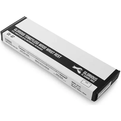 Glorious PC Gaming Race Tastatur-Handballenauflage, Holz - TKL Onyx, ergonomisch für perfekten Halt und optimalen Komfort beim Gaming