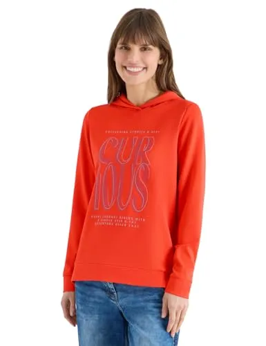 Damen Hoodie Shirt mit Print – Lässiger Komfort - Stylisches Damen Hoodie Shirt mit Kapuze und Langarm, ideal für Freizeit und Sport. Bequem und vielseitig kombinierbar für jeden Anlass.