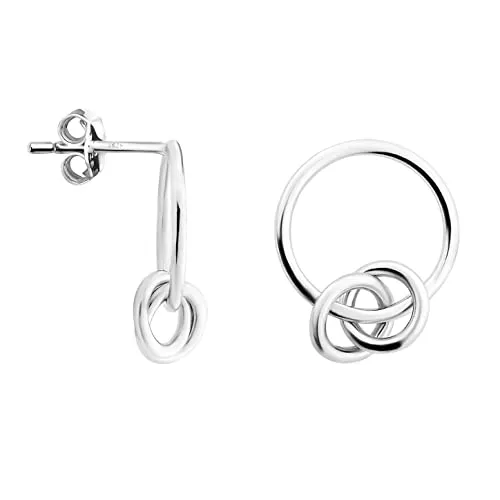 SOFIA MILANI - Damen Ohrringe 925 Silber - Kreis Ohrstecker - E1311