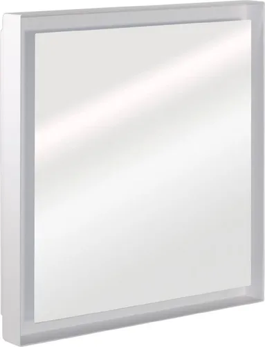 Open Air 007 UnderCover Warmluftgitter 250 x 250 mm - Dezentes Warmluftgitter mit weißem Rahmen und Glasplatte. Ideal für klare Wandgestaltungen und flexible Integration in verschiedene Oberflächen. Verstellbare Tiefe für passgenauen Einbau.