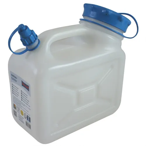 hünersdorff Weithalskanister 5L - Bruchsicherer Mehrzweckkanister mit großer Öffnung für einfache Reinigung, ideal für Lebensmittel und chemische Stoffe. Hergestellt in Deutschland, UV-geschützt für lange Lebensdauer.