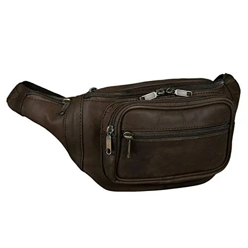 STILORD Maverick Gürteltasche - Echtes Leder Bauchtasche für Smartphone und Geldbörse, viele Fächer und verstellbarer Gürtel für Freiheit beim Reisen und Sport
