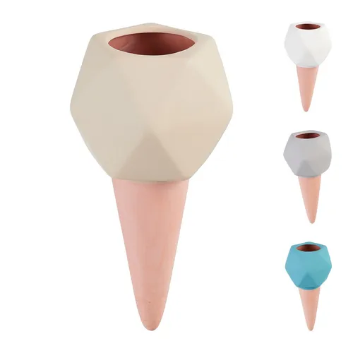 Tonkegel Gießkegel Bewässerungsspitze Pflanzenwasserspender bunt 240 g 4 Stück