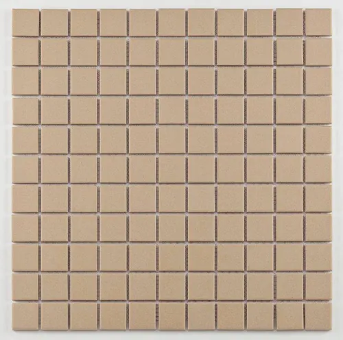 Mosaikfliese Mini 30 x 30 cm hellbeige Steinmaß: ca. 2,5 x 2,5 cm