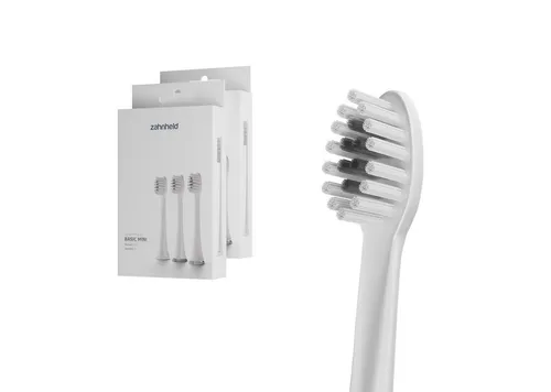 Zahnheld Bürstenkopf Basic Mini weiß (6 Stück)