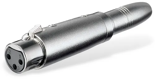 XLR-Adapter, XLR-Kupplung/Klinken-kupplung 6,3mm mono