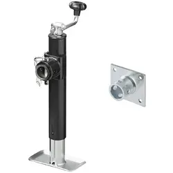 Anhängerstütze mit Kurbel und Halter klappbar Stütze 1000kg 390-640 mm