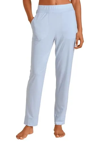 CALIDA Deepsleepwear Cooling Hose Damen - Bequeme Schlafhose aus 100% atmungsaktivem TENCEL, mit natürlicher Feuchtigkeitsregulierung und seitlichen Eingrifftaschen für optimalen Komfort.