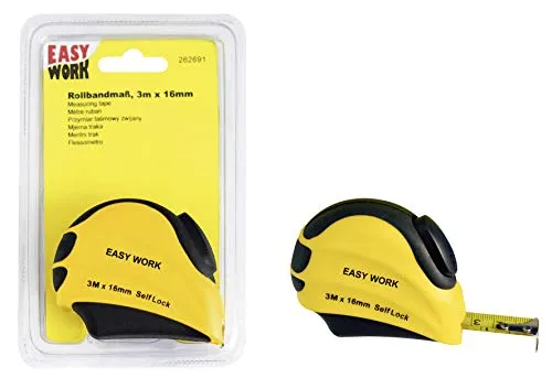 Easy Work Rollbandmass 3 m x 16 mm, 1 Stück, 262691