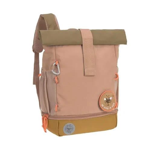 LÄSSIG Kindergartenrucksack Rolltop - 11 Liter, praktische Volumenerweiterung und individuelle Gestaltungsmöglichkeiten mit Patches