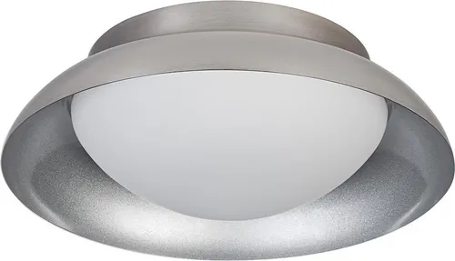 LEDVANCE ORBIS MADRID Deckenleuchte 305mm - Moderne Deckenleuchte mit Nickel-Finish, austauschbarem E27-Sockel und elegantem Design, ideal für stimmungsvolle Innenraumbeleuchtung.
