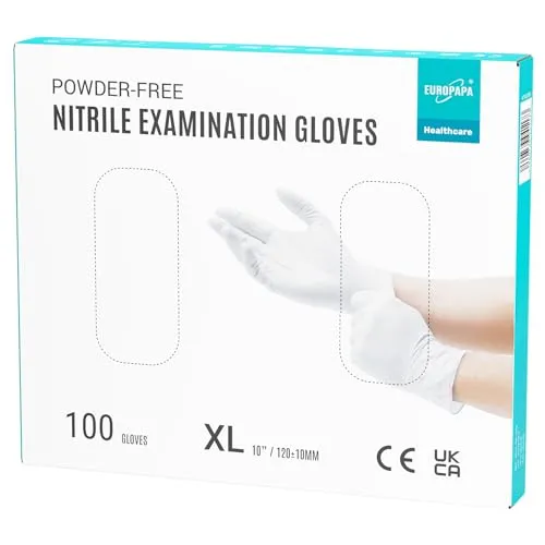 EUROPAPA Nitrilhandschuhe Weiß von EUROPAPA