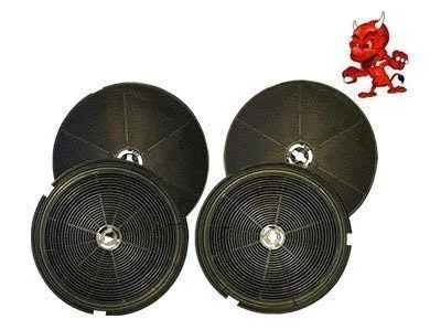 MEGA SPARSET 4 Aktivkohlefilter Kohlefilter Filter passend für Electrolux-Gruppe Typ H