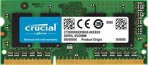 Crucial CT8G3S186DM 8GB Speicher für Mac (DDR3/DDR3L, 1866 MT/s, PC3-14900, SODIMM, 204-Pin)