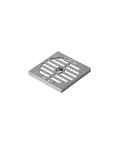 Rost Ablaufgarnitur Flur Bad Dusche Schale in ABS CHROM 95 x 95 x H 10 mm.