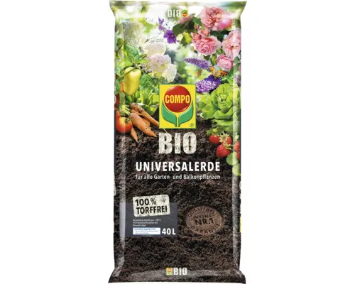 COMPO 1122614004 Universal-Erde torffrei 40 L