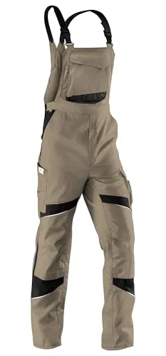 Kübler Activiq Latzhose 3250 sandbraun/schwarz 30 von KÜBLER Workwear