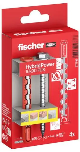 Fischer 577392 HybridPower Dübelset 90mm 4St.