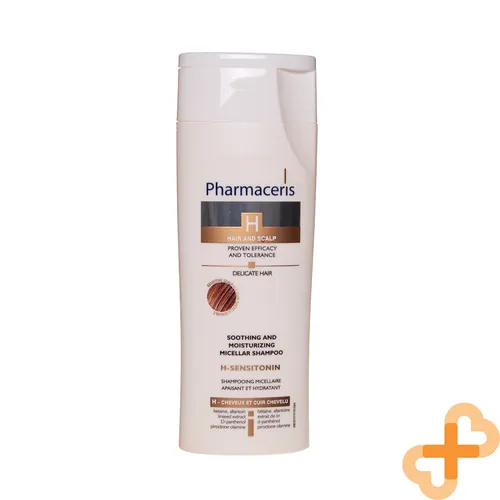 PHARMACERIS H Beruhigendes Haarshampoo 250 ml - Shampoo für empfindliche Kopfhaut, reinigt sanft mit Mizellenformel und spendet Feuchtigkeit. Lindert Juckreiz und Schuppenbildung, ideal für tägliche Pflege.