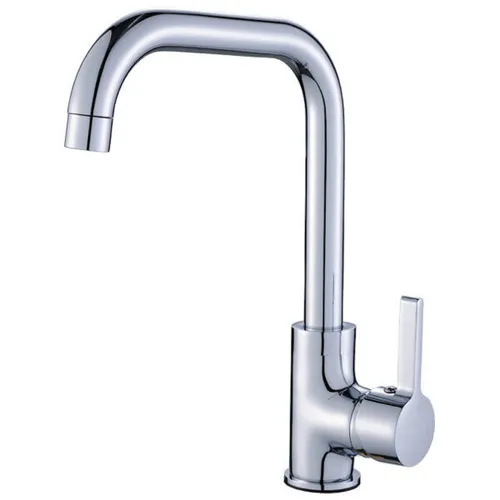 KOLMAN Küchenarmatur LENA – eleganter Wasserhahn in Chrom - Moderne Küchenarmatur mit einem praktischen Hebelgriff und einem eleganten Design. Der wasserersparende Strahlregler sorgt für effizienten Wasserfluss. Ideal für eine stilvolle Küche.