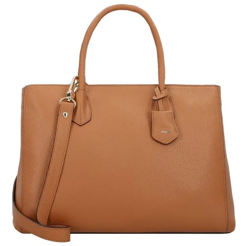 Abro Shopper Adria, Leder - Elegante Leder Shopper Tasche mit Schultergurt, ideal für den Büroalltag dank geräumigem Laptop- und Tabletfach als Raumteiler.