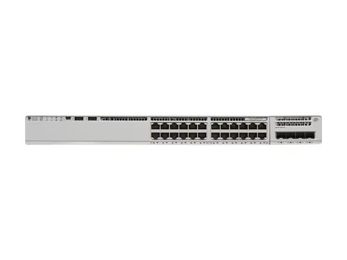 Cisco Catalyst 9200 Switch - L3 Managed mit PoE+ - Netzwerk-Switch für Unternehmen, 24 Gigabit Ethernet-Ports, hohe Routing-Kapazität von 128 Gbit/s und unterstützt Power over Ethernet für flexible Installation.