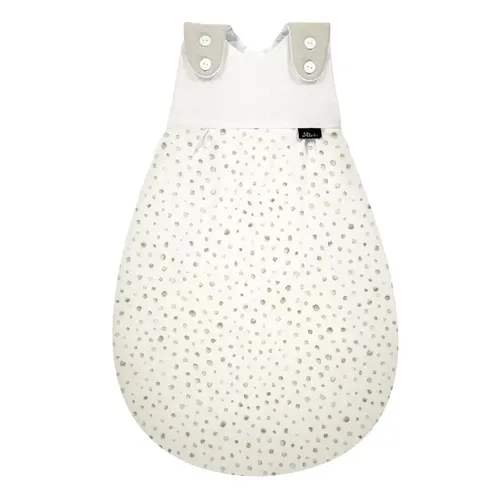 Alvi® Baby-Mäxchen® Außensack Jersey Aqua Dot, 50/56-80/86 - Babyschlafsäcke für sicheren und gesunden Schlaf, entwickelt mit Experten. TOG-Wert 2,5 für optimales Schlafklima, verstellbare Ausschnitte und umlaufender Reißverschluss für einfaches Wickeln.
