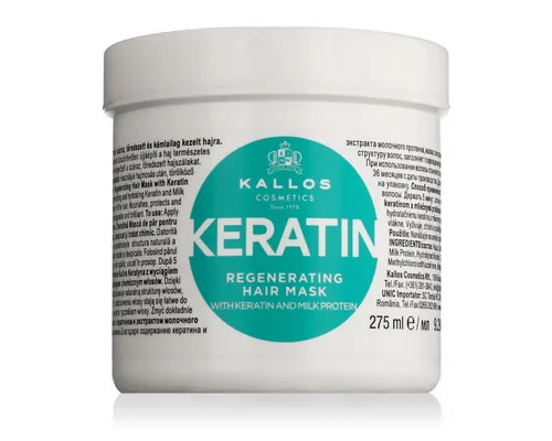 Kallos Cosmetics Haarmaske Keratin