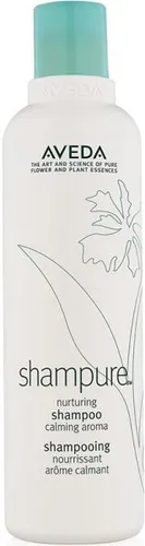 AVEDA Shampure Nurturing Shampoo 250 ml - Silikonfreies Shampoo mit 95% natürlichen Inhaltsstoffen, reinigt sanft und pflegt langanhaltend. Erleben Sie das beruhigende Aroma von 25 Blütenessenzen.