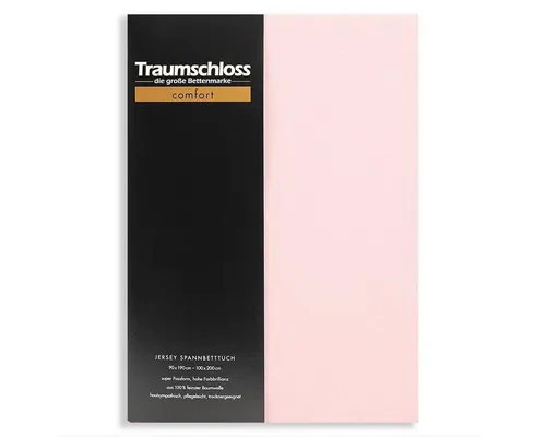 Traumschloss Spannbettlaken Comfort, Jersey, Gummizug: rundum, (1 Stück), 100% Baumwolle