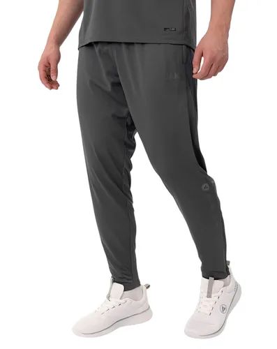 JAKO Herren Polyesterhose Power Trainingshose - Anthra Light, 3XL EU - Sportliche Hosen für Herren mit konischem Schnitt und Reißverschlüssen, perfekt für Training und Freizeit.