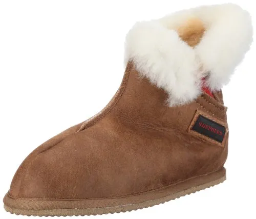 Shepherd Hausschuhe Leder - Warme Lammfell-Innenausstattung - Bequeme Hausschuhe aus hochwertigem Leder mit 100% echtem Lammfell für kuschelige Wärme und Komfort in kalten Wintertagen.
