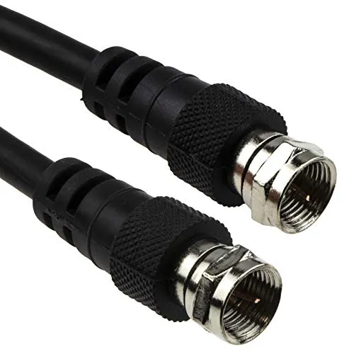 SAT Kabel Deutschland F Stecker Twist on Anschluss Stecker 75 Ohm RG59 Antenne Kabel 0,5 m [0.5 Meter/0,5m]
