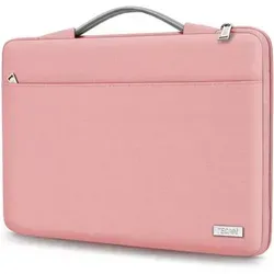 TECOOL Laptoptasche 15-15,6 Zoll Rosa - Wasserdichte und stoßfeste Laptoptasche mit extra Platz für Zubehör. Ideal für den sicheren Transport von Laptops und Tablets, gefertigt aus strapazierfähigem, leicht zu reinigendem Material.