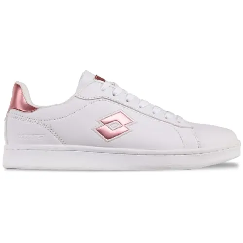 Sneaker LOTTO Gr. 38 - Sportlich und stylisch in Pink - Damen Sneaker in sportlichem Retro Design mit chicen Kontrast-Details, gepolsterter Schaftkante für optimalen Tragekomfort und rutschhemmender Gummilaufsohle. Ideal für den Alltag!