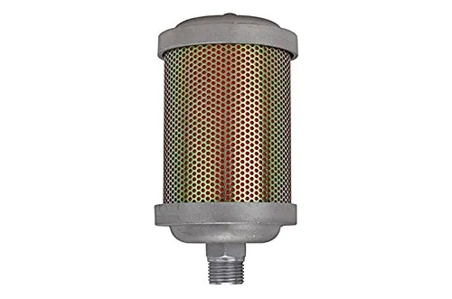 Riegler Hochleistungsschalldämpfer, Alu, G 1 1/4 - Ersatzteile und Zubehör: Hochleistungsschalldämpfer aus Aluminium mit verzinktem Lochblech, ideal für Druckbereiche bis 10 bar und Temperaturen von -10 °C bis 70 °C.