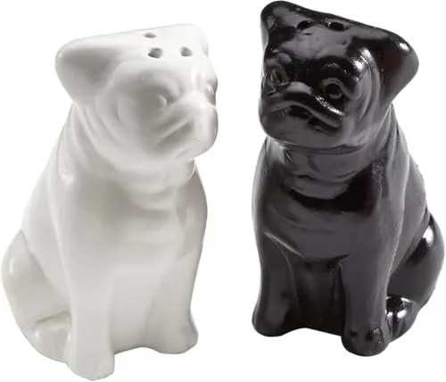 Inkognito Salz- und Pfefferstreuer aus Porzellan 'Möpse' Küche & Frühstück • Salz & Pfeffer • Haushalt