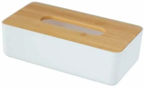 Wenko Rotello Kosmetiktuchbox, elegant in Weiß - Halten Sie Ihre Tücher stilvoll bereit mit der Kosmetiktuchbox Rotello von WENKO. Ideal für Kosmetik- und Taschentücher, vereint sie Funktionalität und modernes Design.