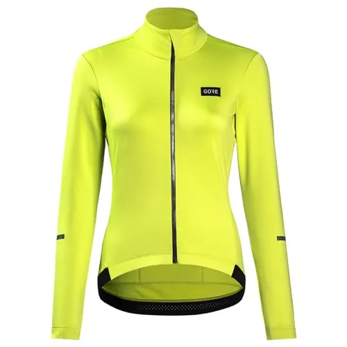 GOREWEAR Progress Thermo Trikot Damen, Neon Yellow, 34 von GOREWEAR