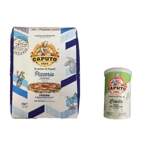 Mehl CAPUTO Pizzeria 5 Kg + Trockenhefe 100 Gr - Mühle CAPUTO