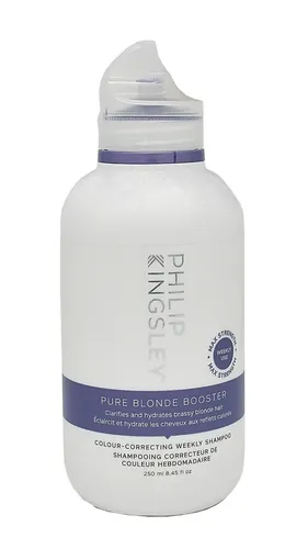 Philip Kingsley Correcting Weekly Shampoo 250ml - Pure Blonde Booster - Shampoo für blondes Haar, 250 ml, mit aufhellenden Eigenschaften für strahlende Blondtöne und optimale Pflege.
