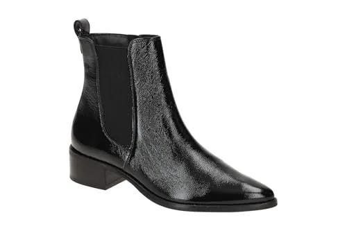 Paul Green Stiefelette Leder/Textil - Schwarz - 36 - Elegante Stiefelette von Paul Green aus hochwertigem Leder. Die robuste Sohle und der praktische Reißverschluss bieten Komfort und Flexibilität. Ideal für vielseitige Looks und jeden Anlass. Chelsea Boots für Damen in Schwarz.