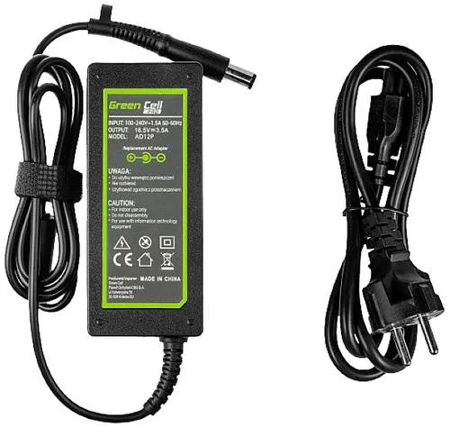 Green Cell AD12P Notebook-Netzteil 65W 18.5V 3.5A Passend für Marke: HP